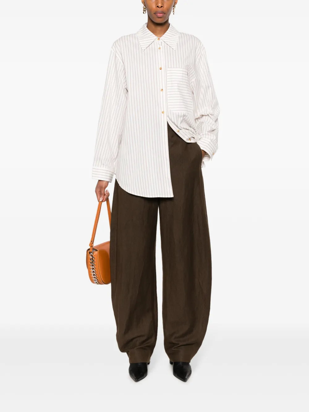 Caprice Stripe-Pattern Shirt