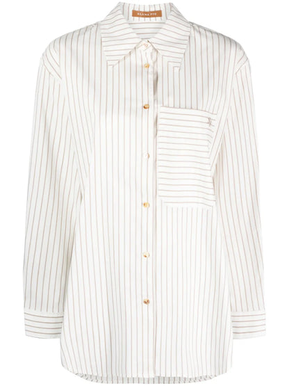 Caprice Stripe-Pattern Shirt