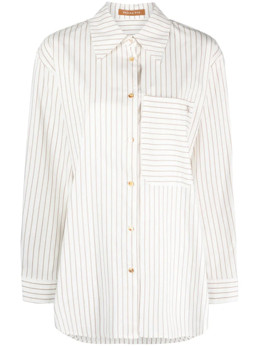 Caprice Stripe-Pattern Shirt