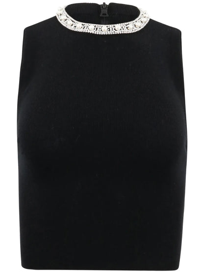 Amity Pearl-Embellished Top