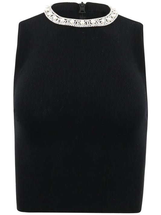 Amity Pearl-Embellished Top