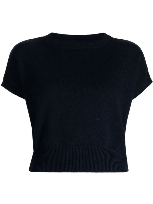 Genova Cashmere Cropped Top
