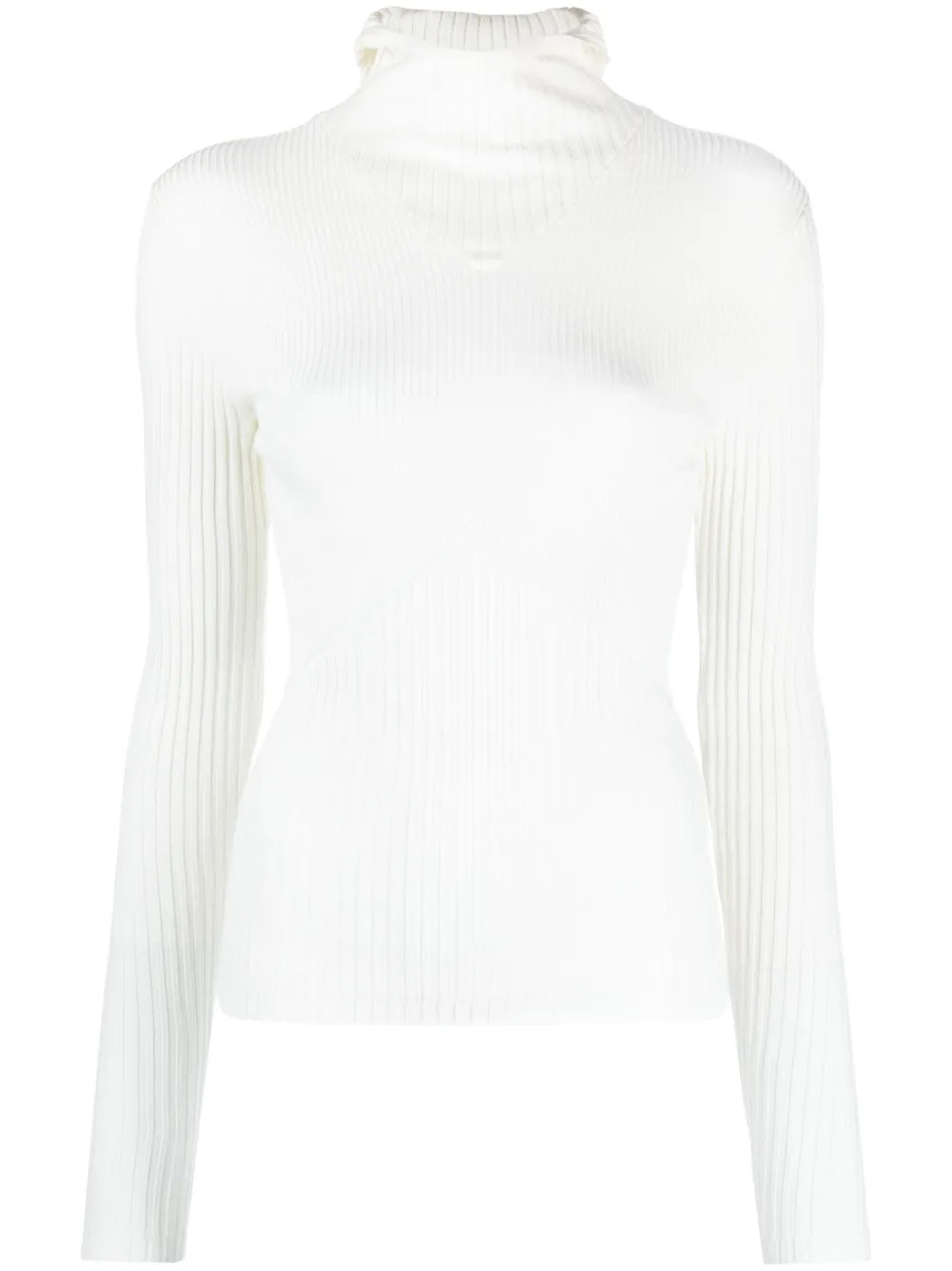Ribbed Hooded Top
