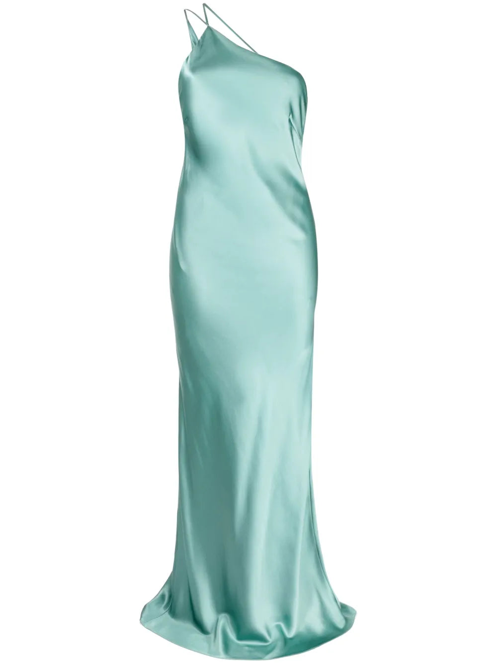 One-Shoulder Bias Gown