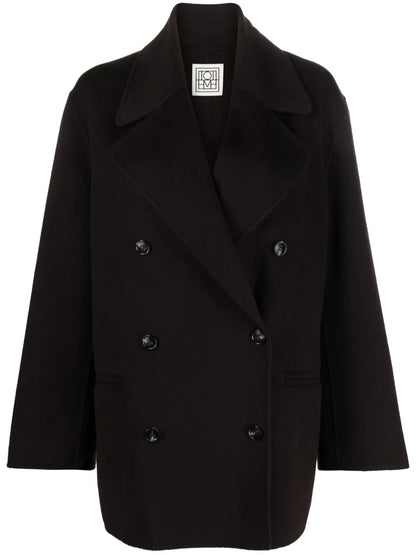 Double-Breasted Wool Coat