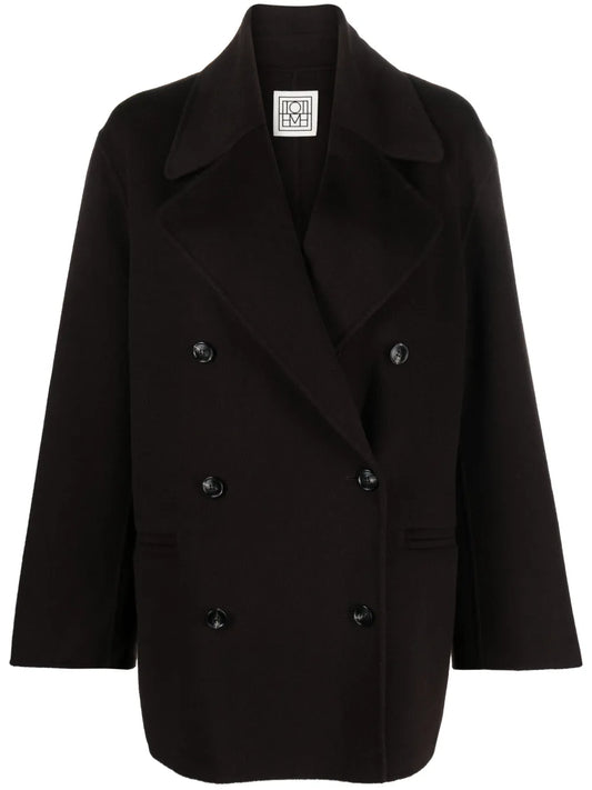 Double-Breasted Wool Coat