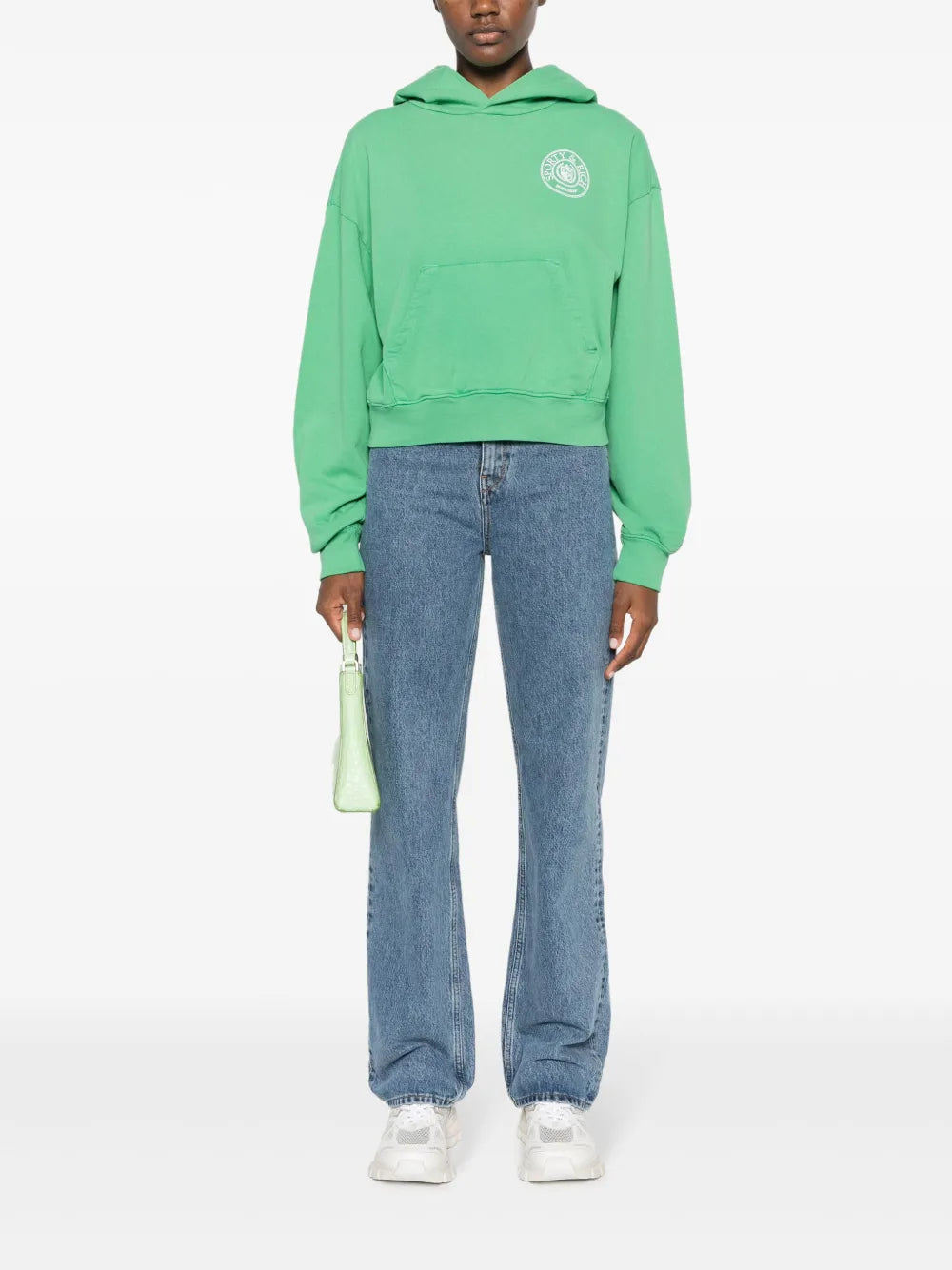 High-Waist Straight-Leg Jeans