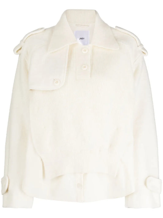 Layered Spread-Collar Jumper