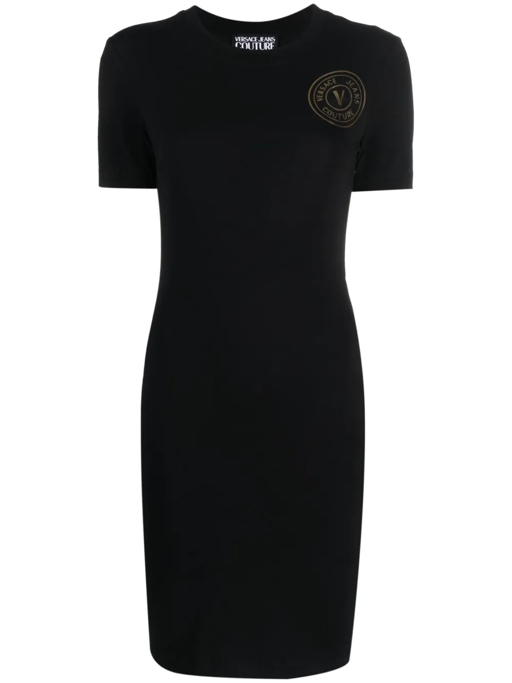 Logo-Print Stretch-Cotton Dress