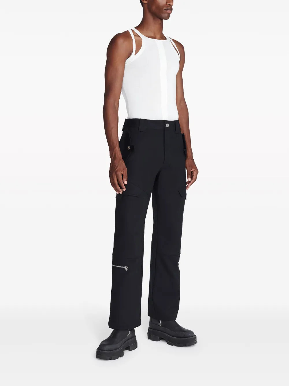 Organic-Cotton Cargo Trousers