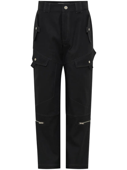 Organic-Cotton Cargo Trousers