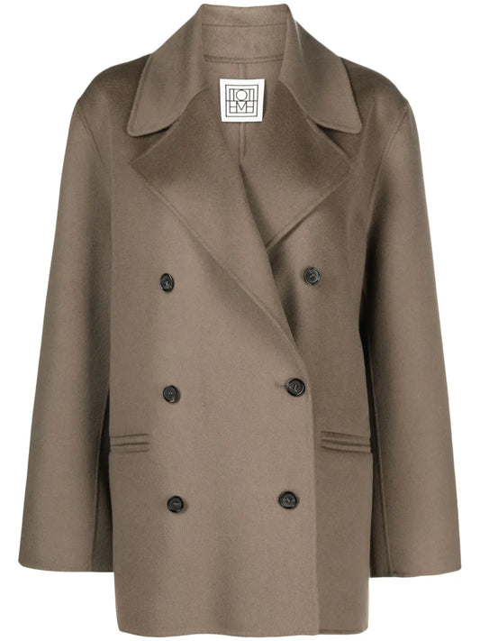 Double-Breasted Wool Coat