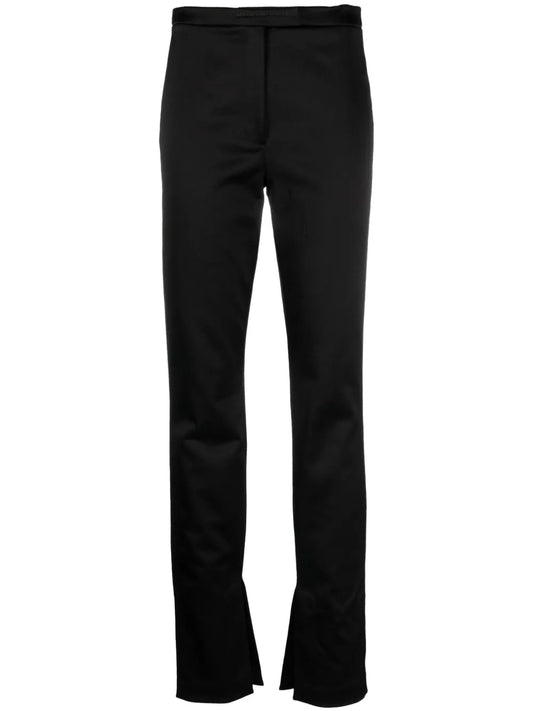 Stretch-Satin Tailored Legging