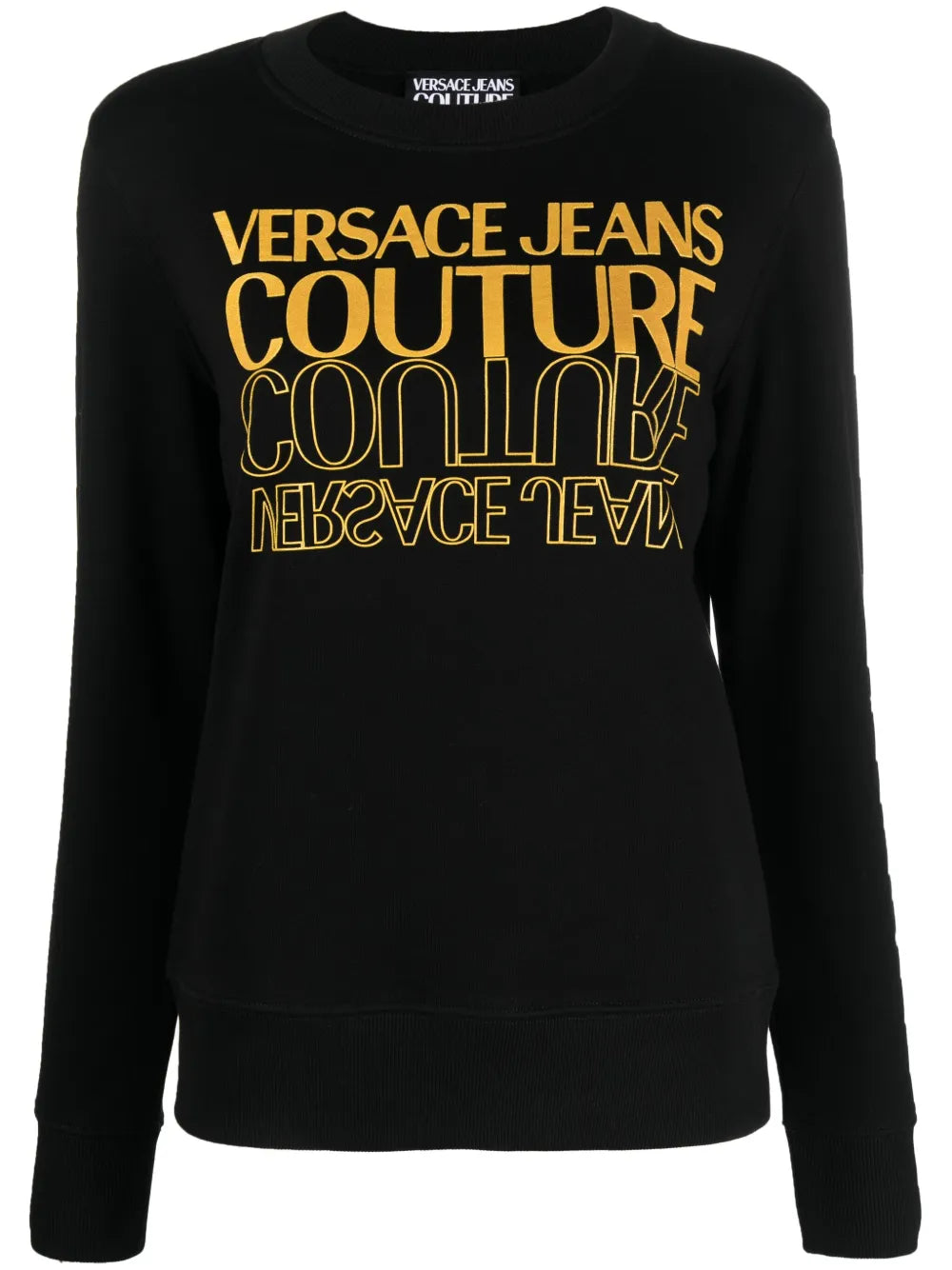 Logo-Print Cotton Jumper