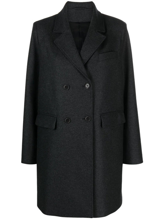 Robin Recycled Wool Double-Breasted Coat