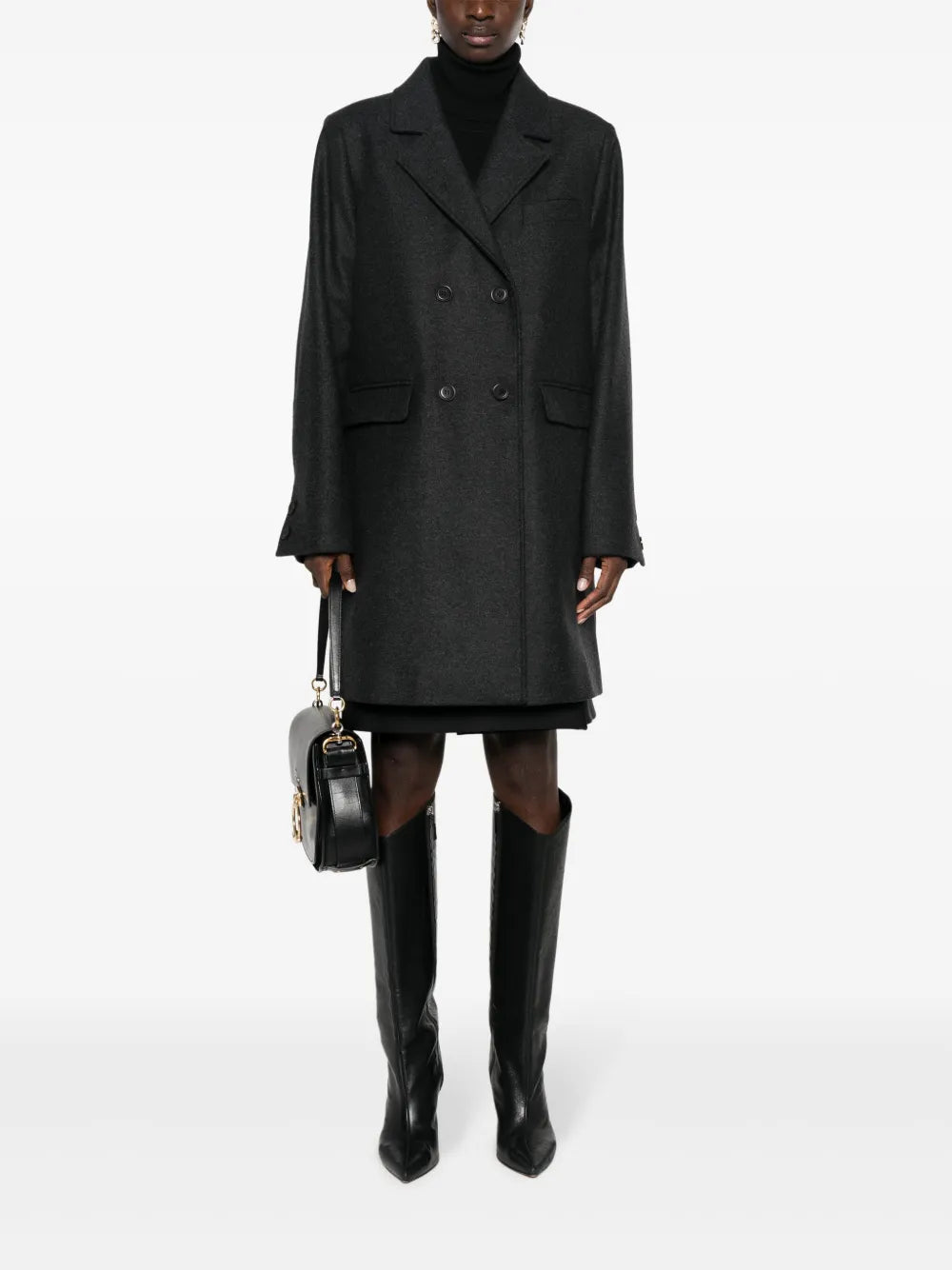 Robin Recycled Wool Double-Breasted Coat