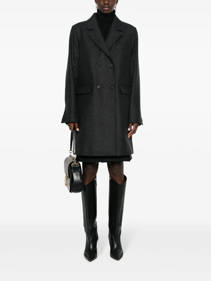 Robin Recycled Wool Double-Breasted Coat