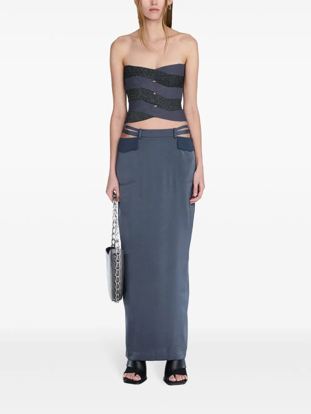 Column Maxi Skirt