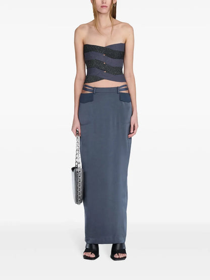 Column Maxi Skirt