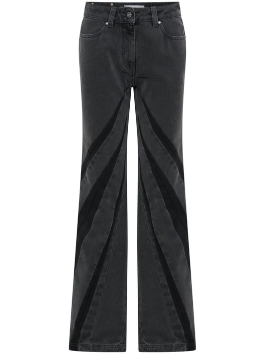 Darted Bootcut Jeans