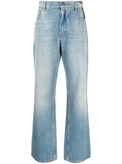 Low-Rise Wide-Leg Jeans