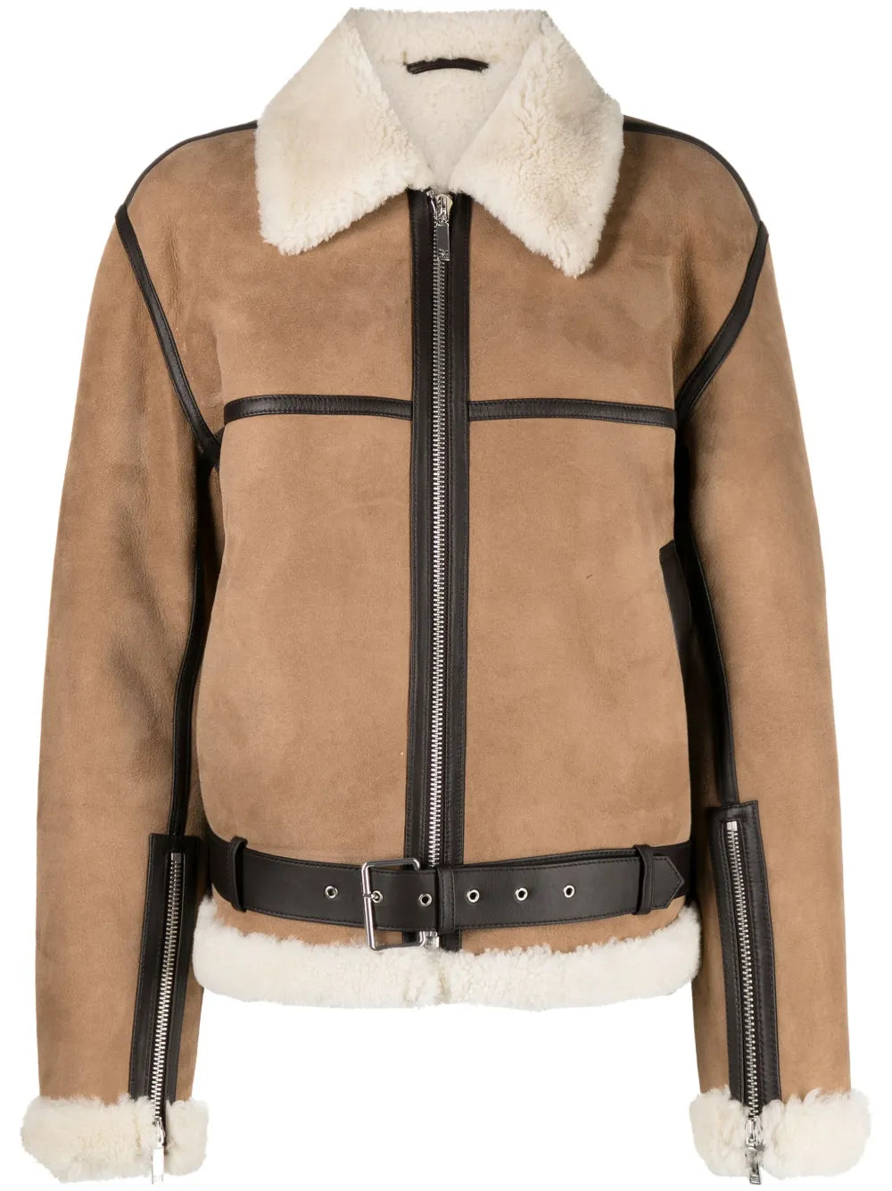 Shearling Suede Jacket