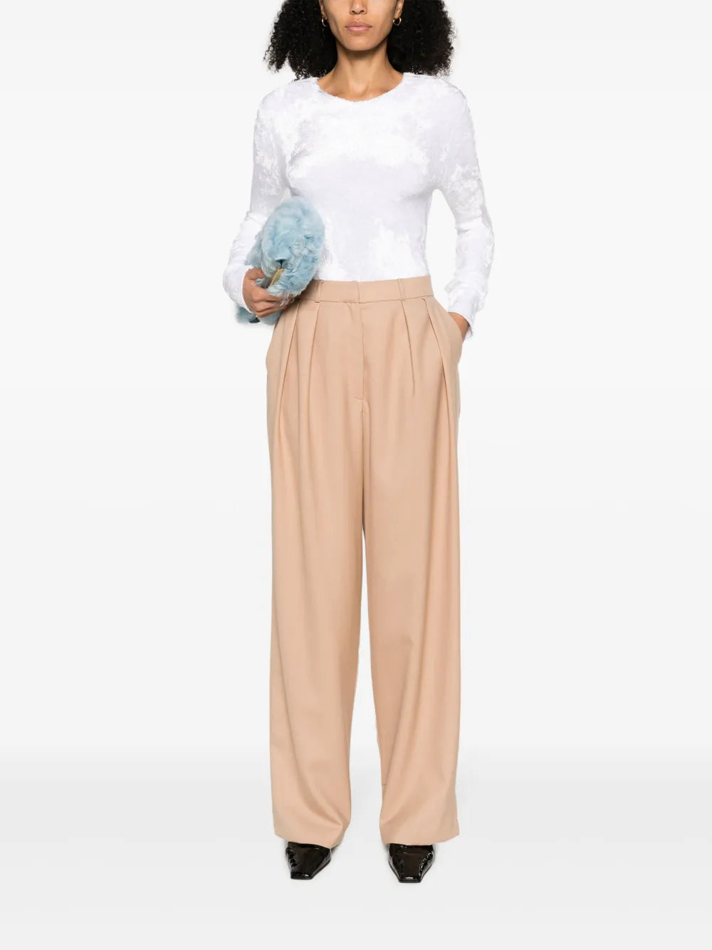 Slim Chenille-Knit Top