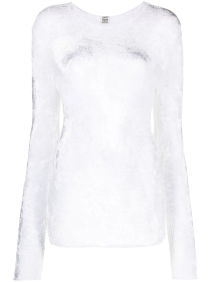 Slim Chenille-Knit Top