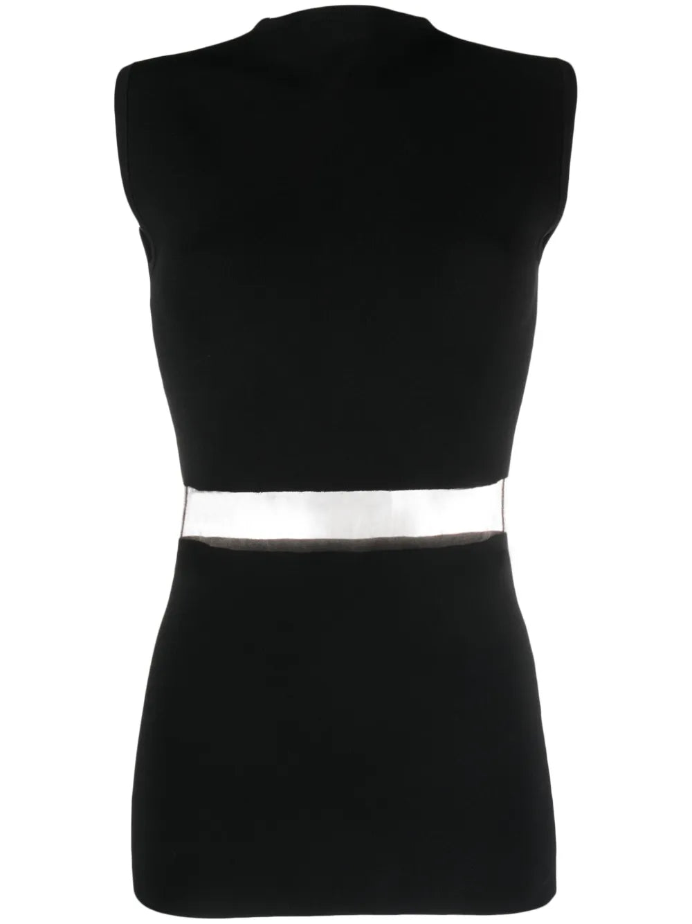 High-Neck Sleeveless Top