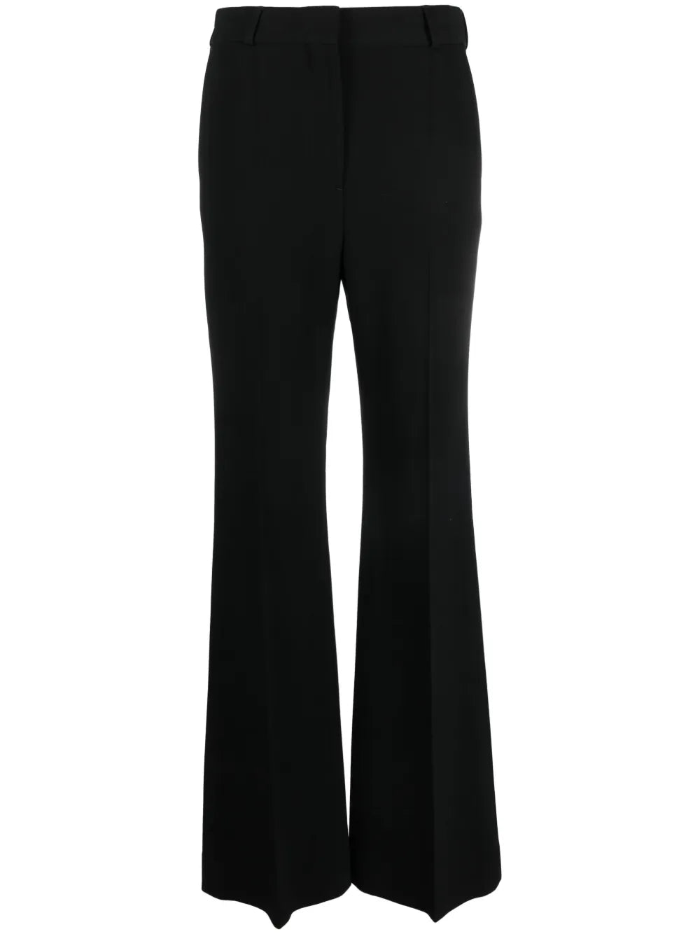 Wide-Leg Crepe Trousers