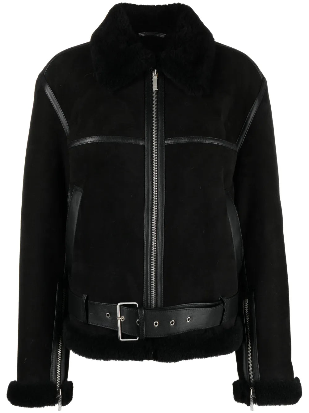 Shearling Suede Jacket