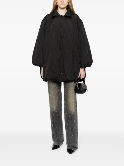 Button-Up Reversible Puffer Jacket