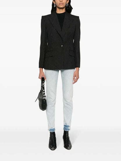 Low-Rise Straight-Leg Jeans
