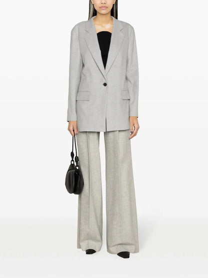 Single-Breasted Jersey Blazer
