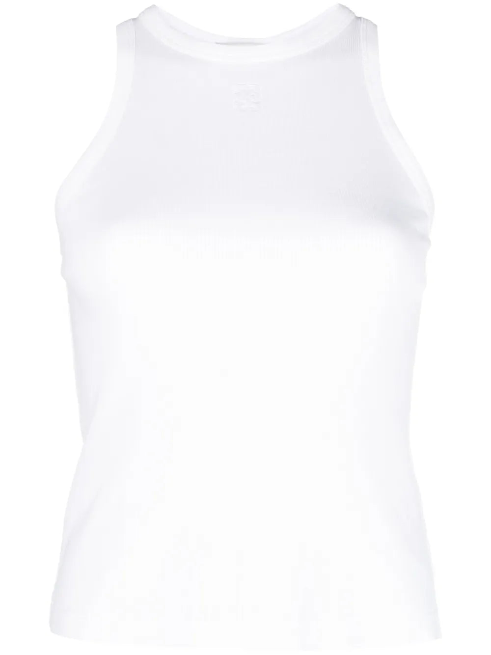 Logo-Embroidered Ribbed Tank Top