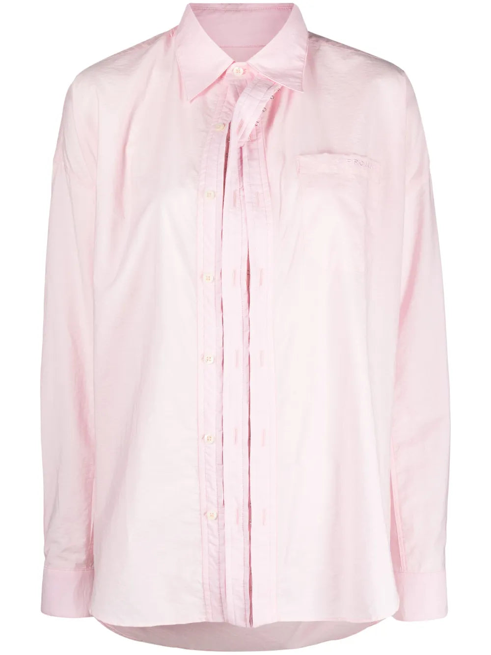 Asymmetric Cotton-Blend Shirt