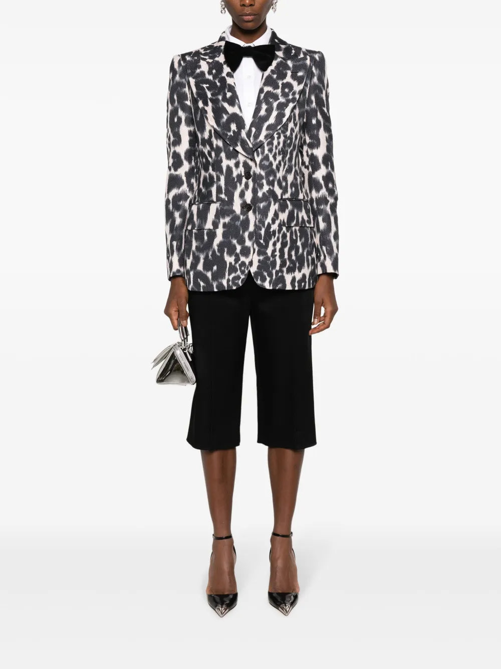 Leopard-Print Blazer