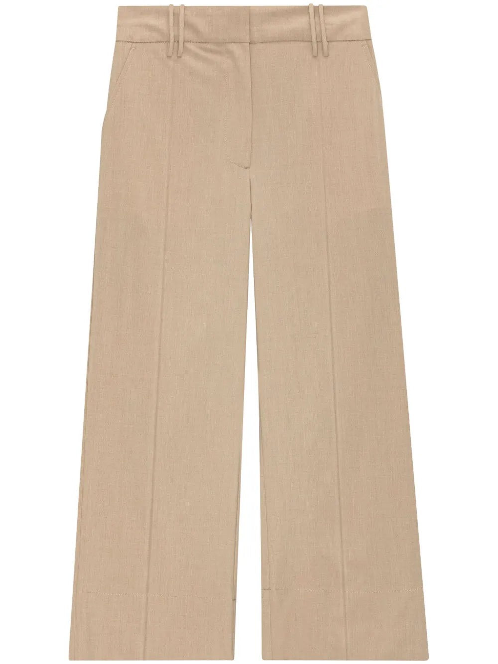 Cropped Wide-Leg Trousers