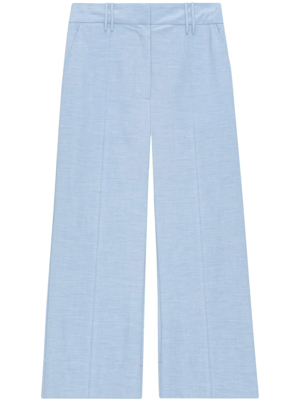 Mélange-Effect Tailored Trousers