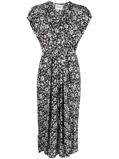 Epolia Floral-Print Midi Dress