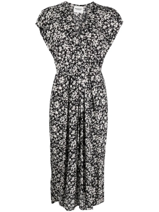 Epolia Floral-Print Midi Dress
