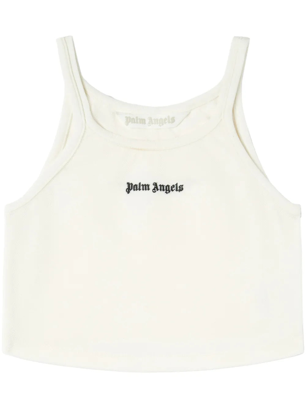 Logo-Print Cotton Tank Top