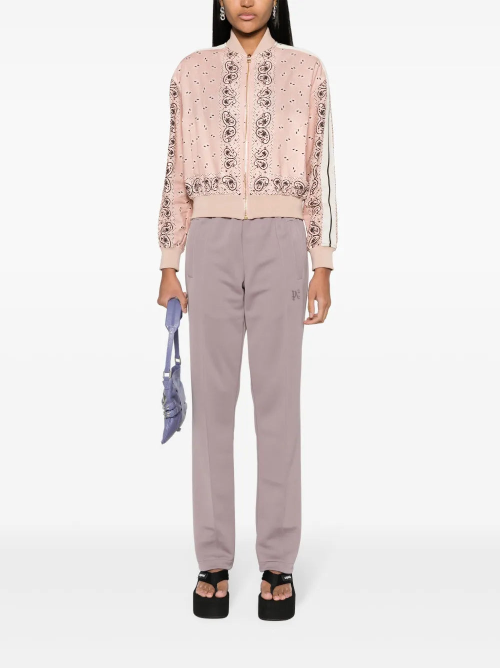 Paisley-Print Bomber Jacket