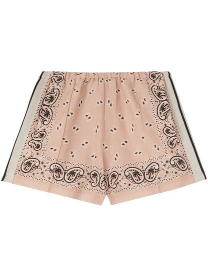 Paisley-Print Track Shorts