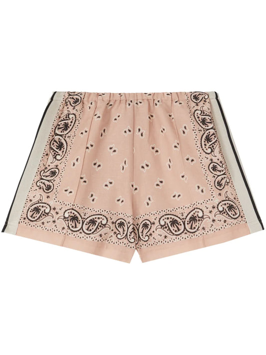Paisley-Print Track Shorts