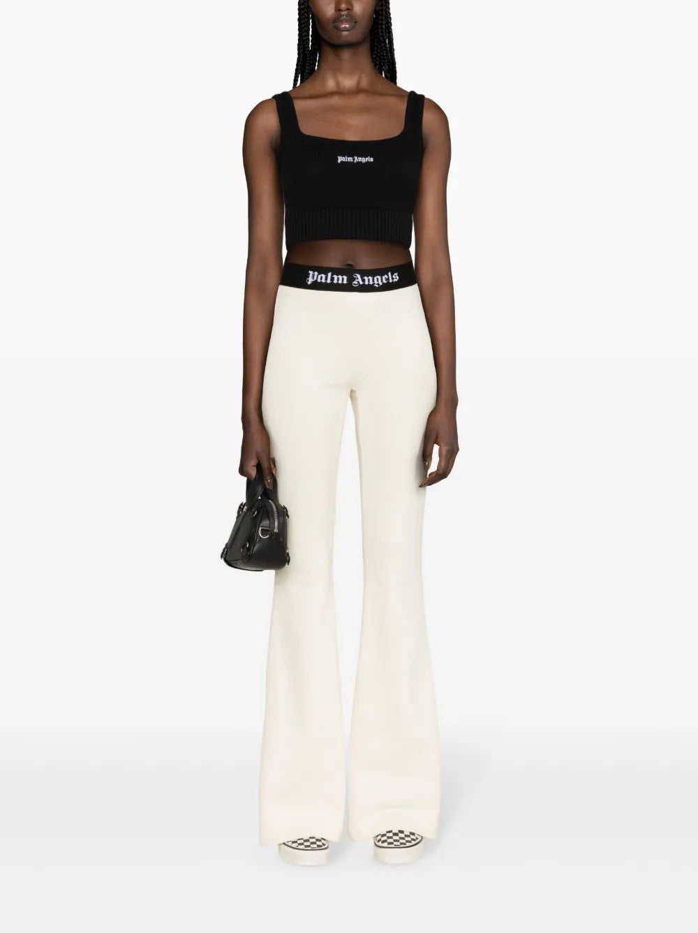 Logo-Tape Flared Track Pants