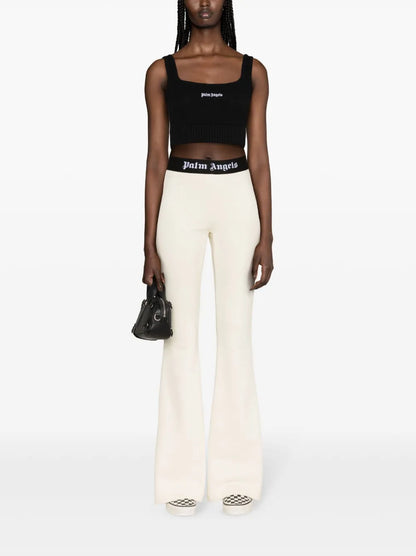 Logo-Tape Flared Track Pants