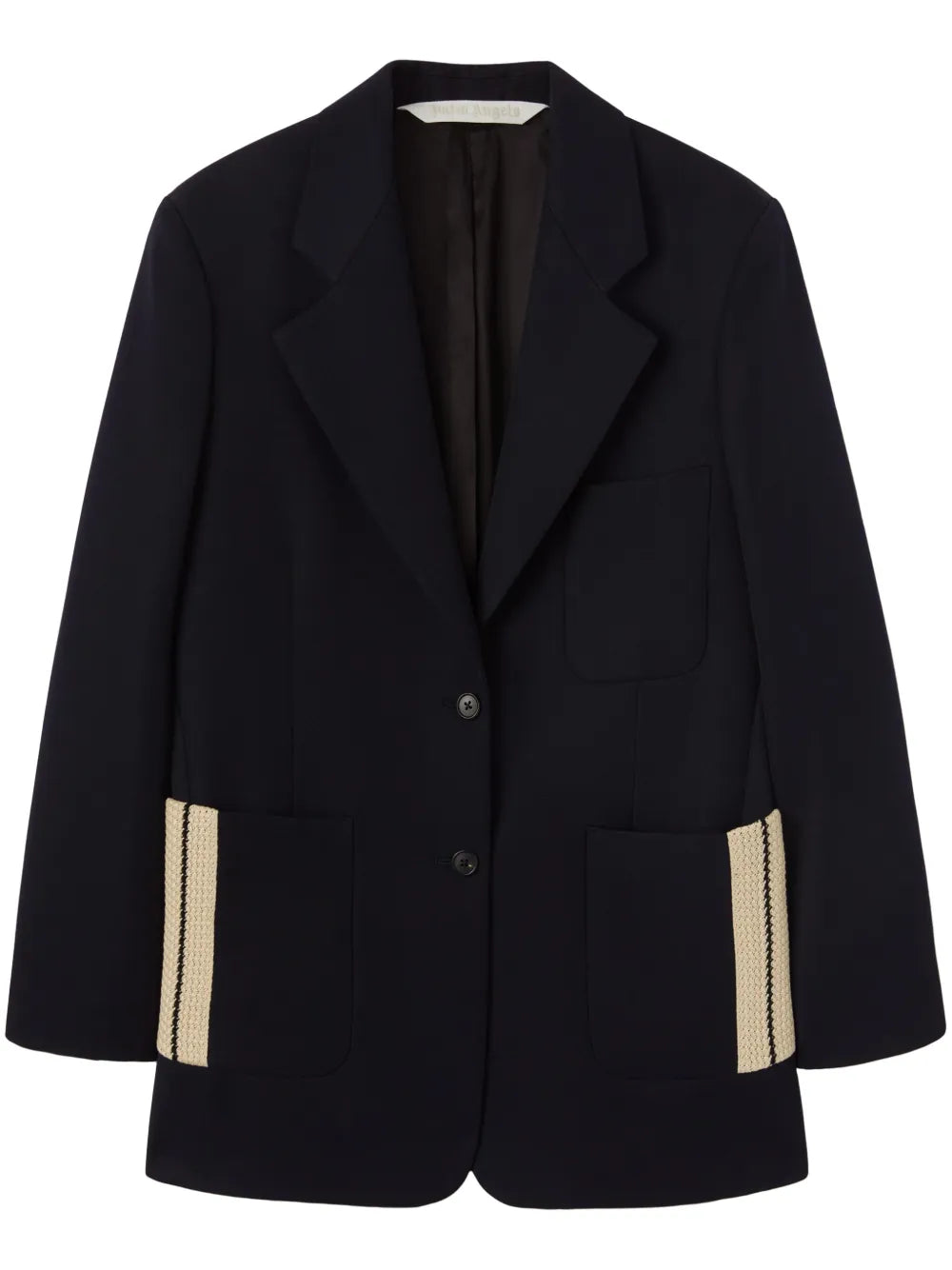 Tape-Detail Virgin Wool-Blend Blazer