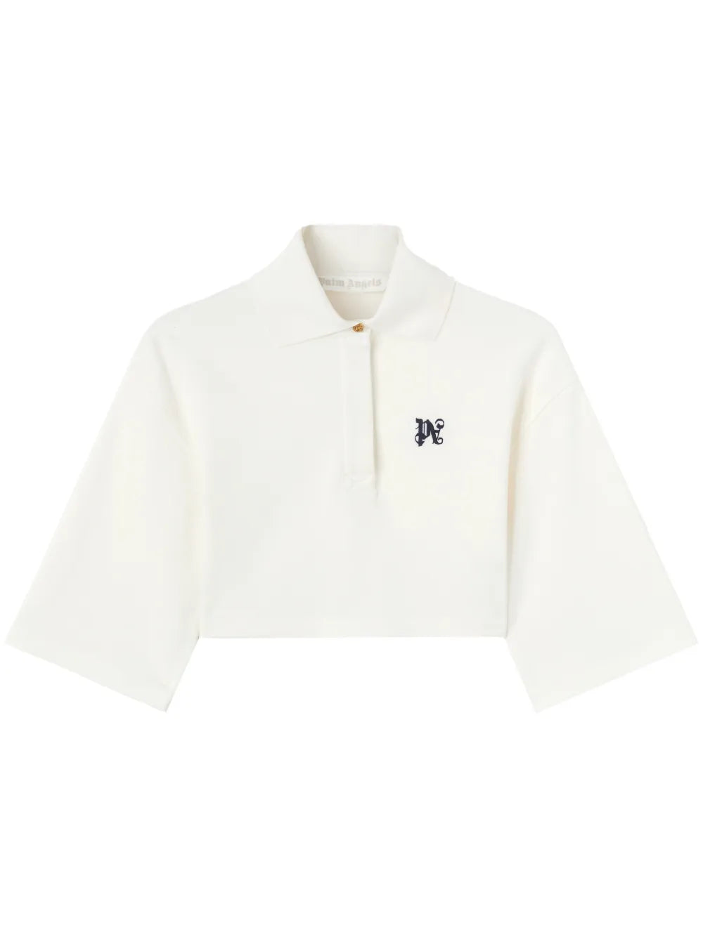 Pa Monogram Cropped Polo Top