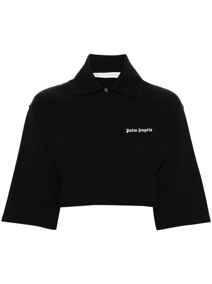 Logo Cropped Polo Top